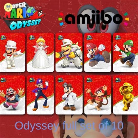 mario odyssey nfc tags|Amazon.com: Mario Odyssey Amiibo Cards.